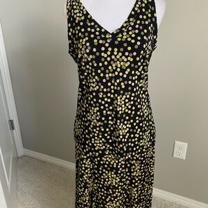 Talbots Vintage Skirt Set with Multicolor Polka Dots Tank Top and Skirt